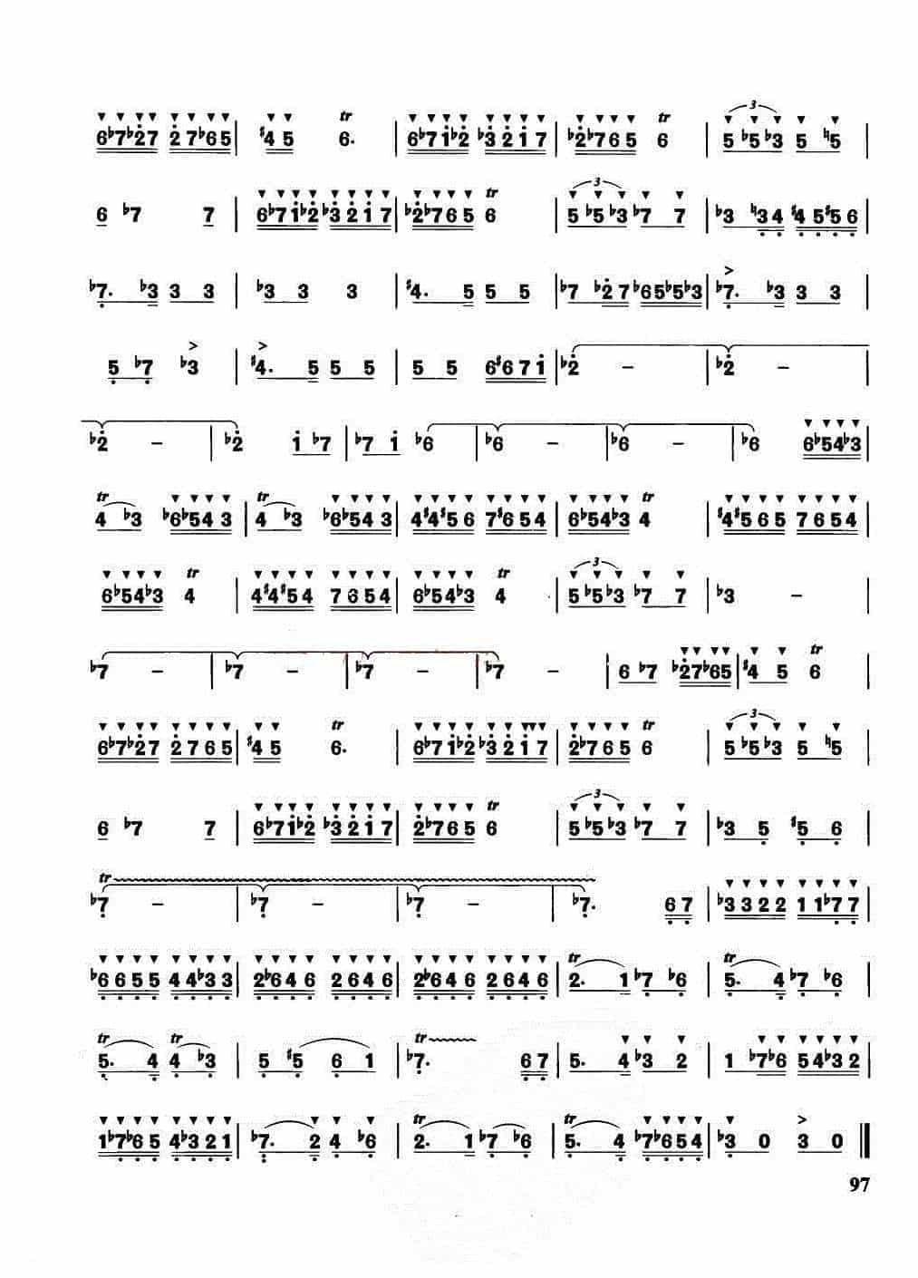 【霍拉舞曲】半音阶口琴谱_第2张