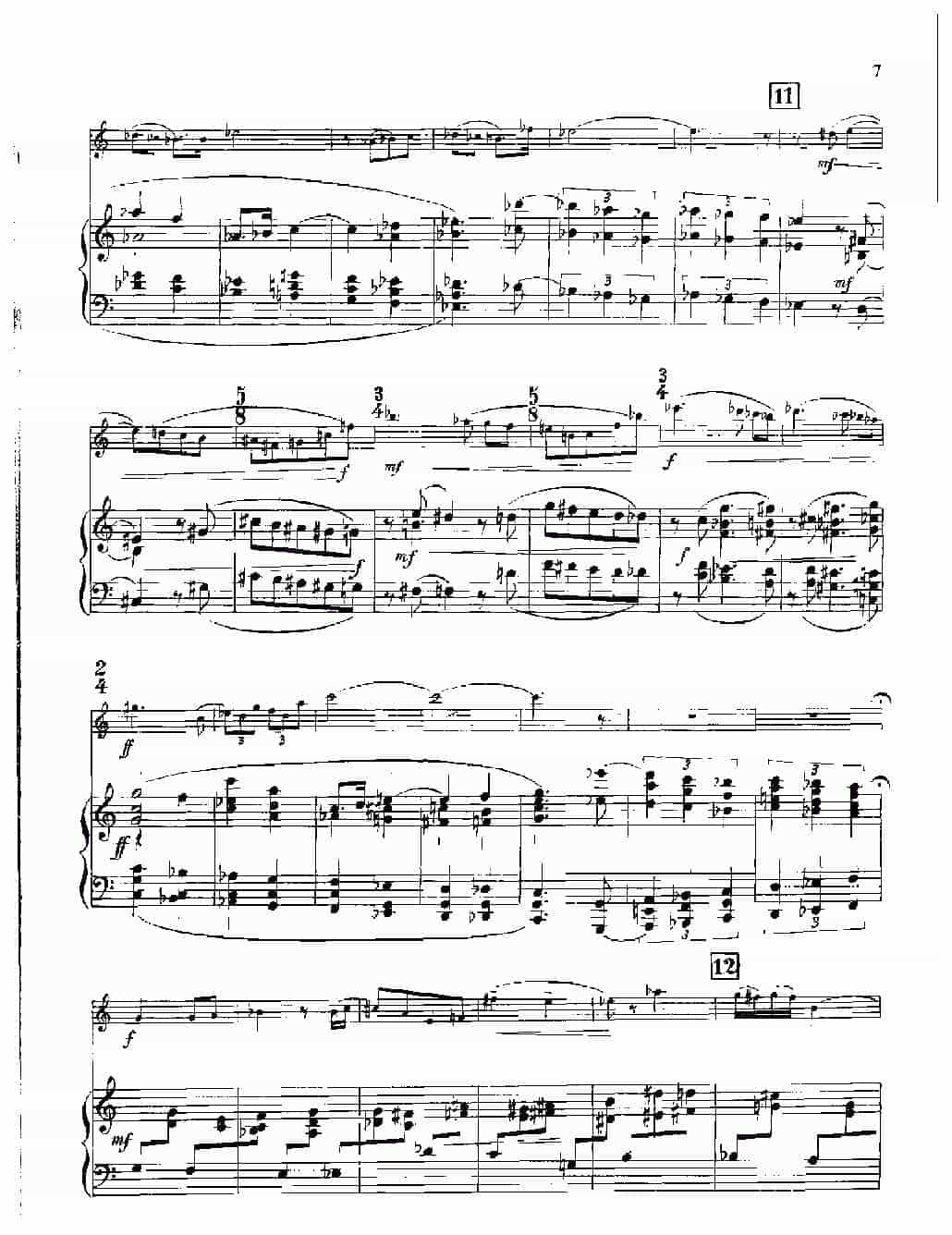 双簧管谱【欣德米特】双簧管与钢琴奏鸣曲_第7张