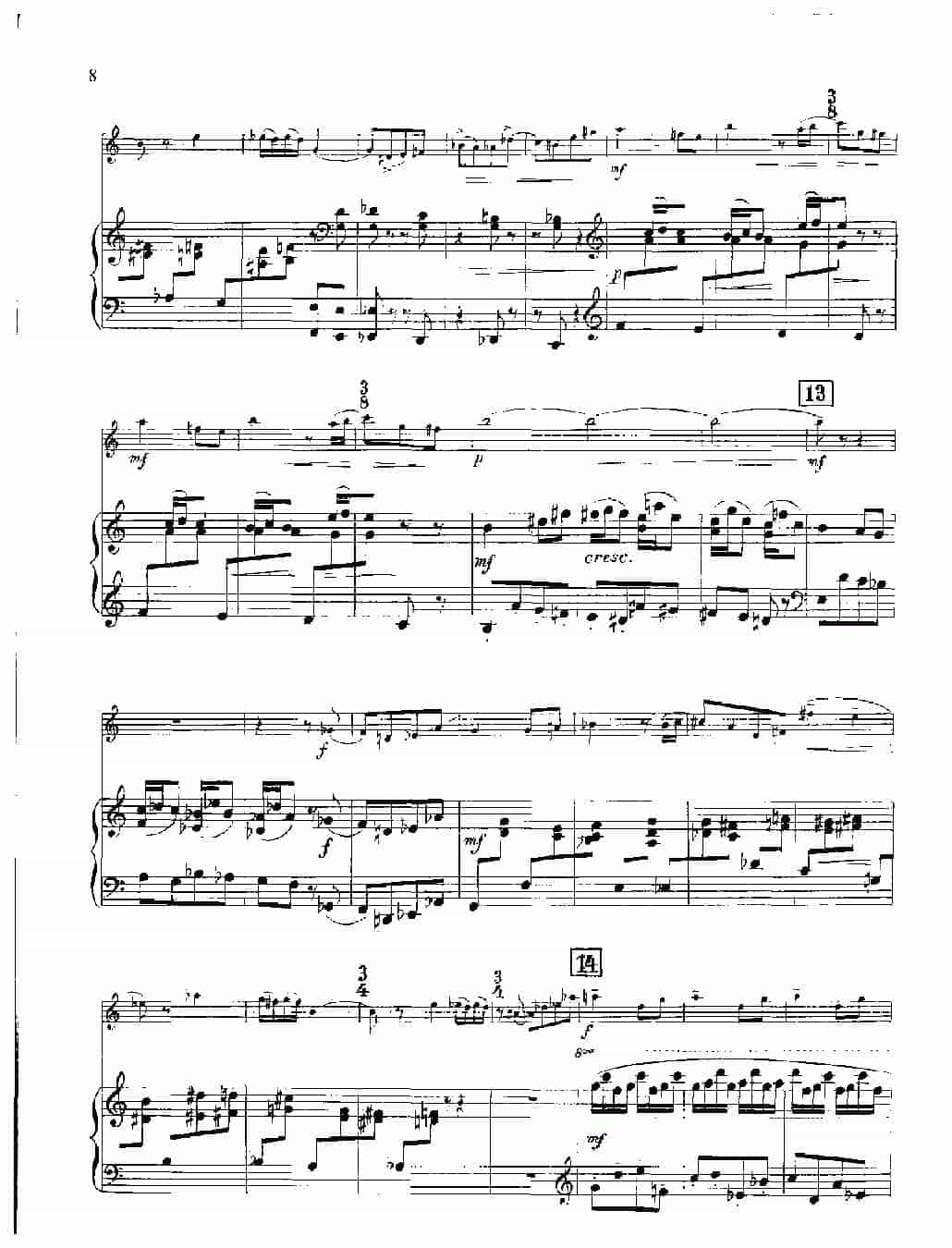 双簧管谱【欣德米特】双簧管与钢琴奏鸣曲_第8张
