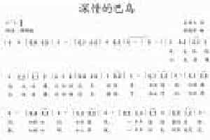 巴乌谱【深情的巴乌】巴乌独奏