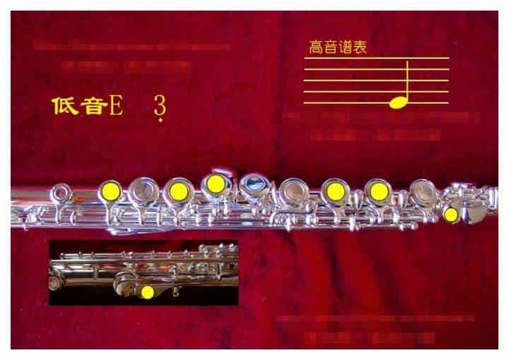 长笛各种指法大全，长笛指法图片详解_第5张