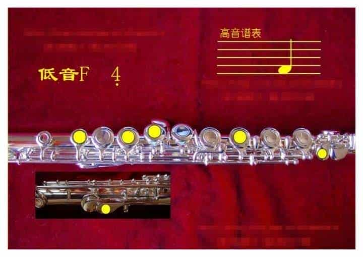 长笛各种指法大全，长笛指法图片详解_第6张