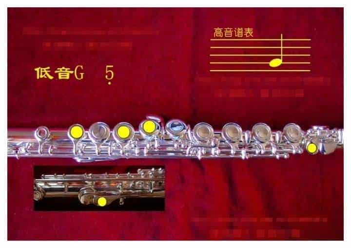 长笛各种指法大全，长笛指法图片详解_第8张