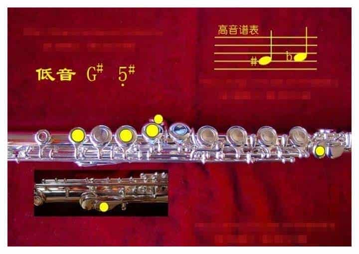 长笛各种指法大全，长笛指法图片详解_第9张