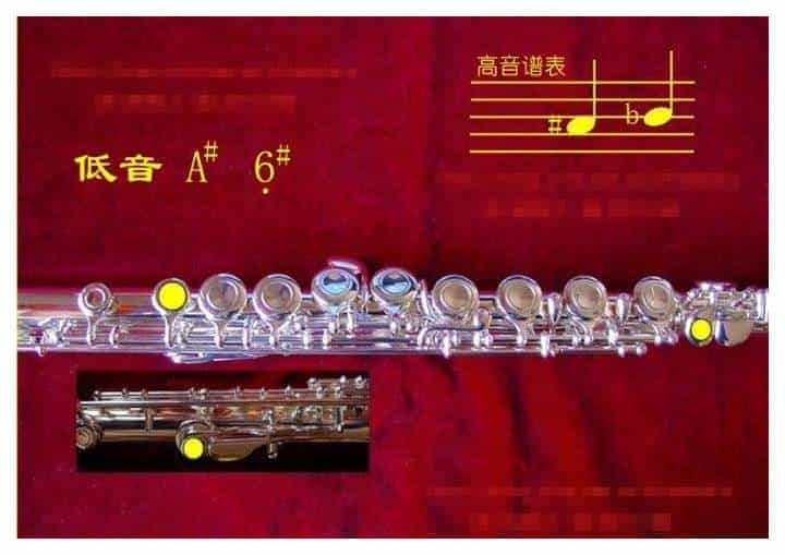 长笛各种指法大全，长笛指法图片详解_第12张