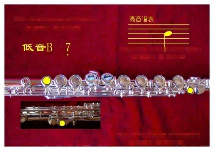 长笛各种指法大全，长笛指法图片详解_第13张