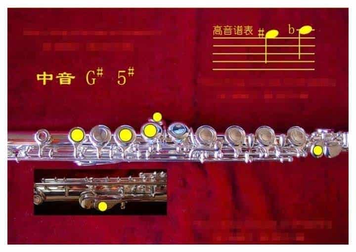 长笛各种指法大全，长笛指法图片详解_第24张
