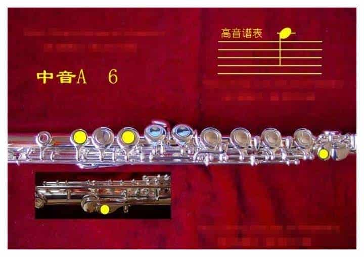 长笛各种指法大全，长笛指法图片详解_第25张