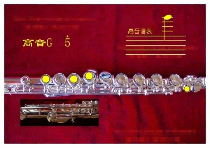 长笛各种指法大全，长笛指法图片详解_第36张