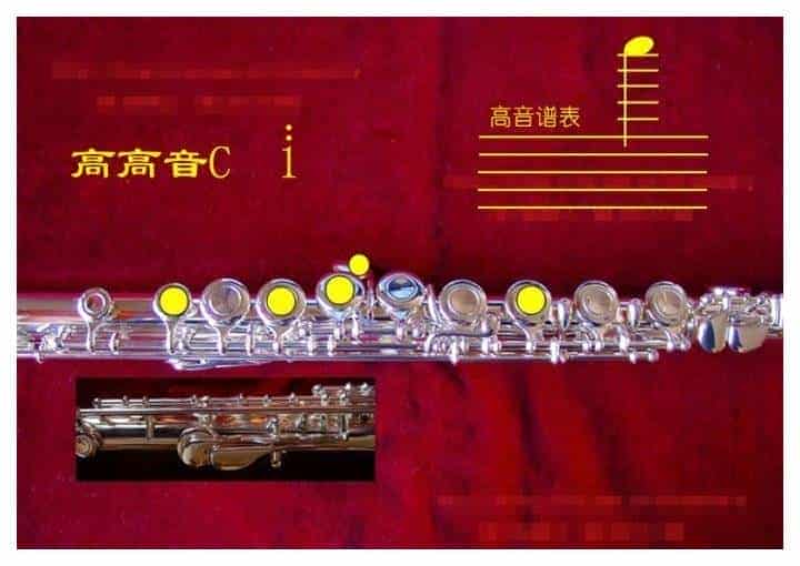 长笛各种指法大全，长笛指法图片详解_第41张