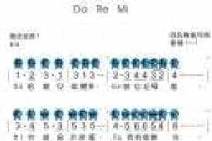 陶笛入门知识,Do Re Me 乐谱指法教学领悟谱