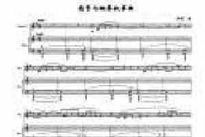 圆号谱【圆号与钢琴叙事曲】田刚 曲