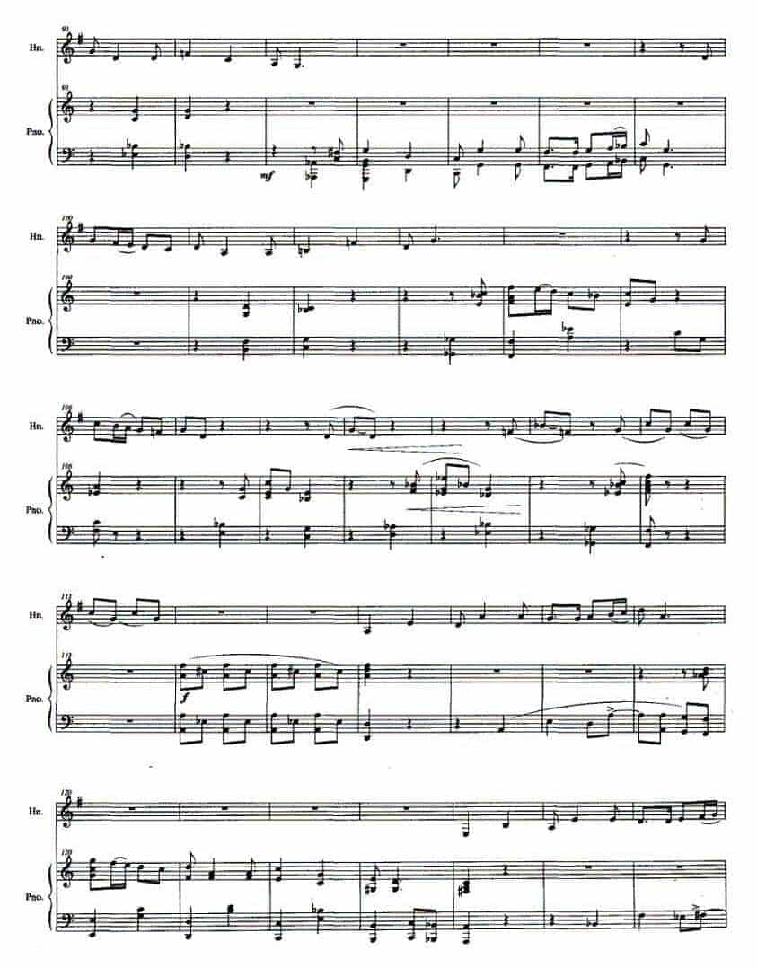 圆号谱【圆号与钢琴叙事曲】田刚 曲_第4张