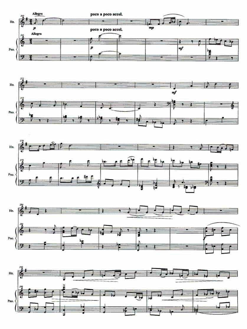 圆号谱【圆号与钢琴叙事曲】田刚 曲_第10张