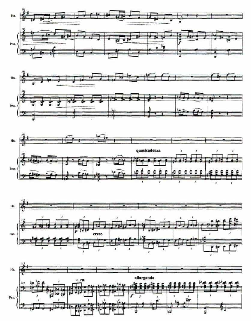圆号谱【圆号与钢琴叙事曲】田刚 曲_第11张