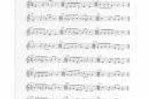 五线谱基础教程 第五章 有关测试与练习 二级模拟训练【二、唱一唱】