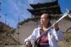 中国三弦名家【聂新荣】简介及个人照片 三弦大师聂新荣档案