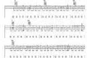 UKULELE谱【滴答】侃侃 四线谱