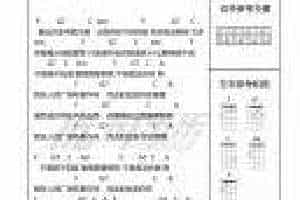 UKULELE谱【我在人民广场吃炸鸡】阿肆