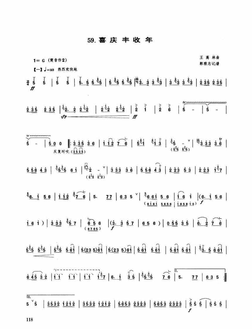 唢呐独奏乐曲【喜庆丰收年】王高林_第1张