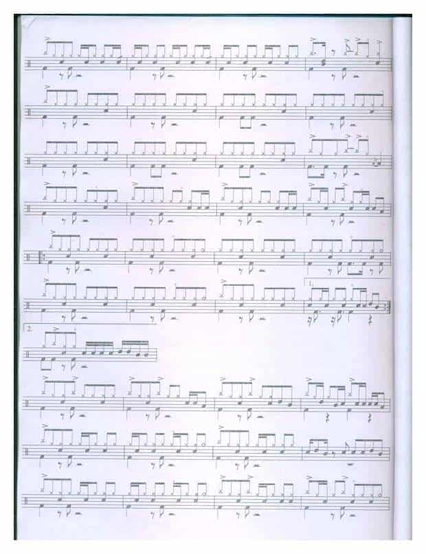爵士鼓谱【而我知道】_第2张