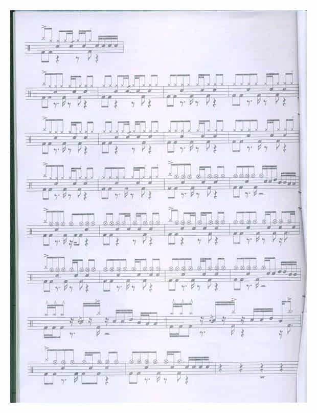 爵士鼓谱【倔强】_第2张