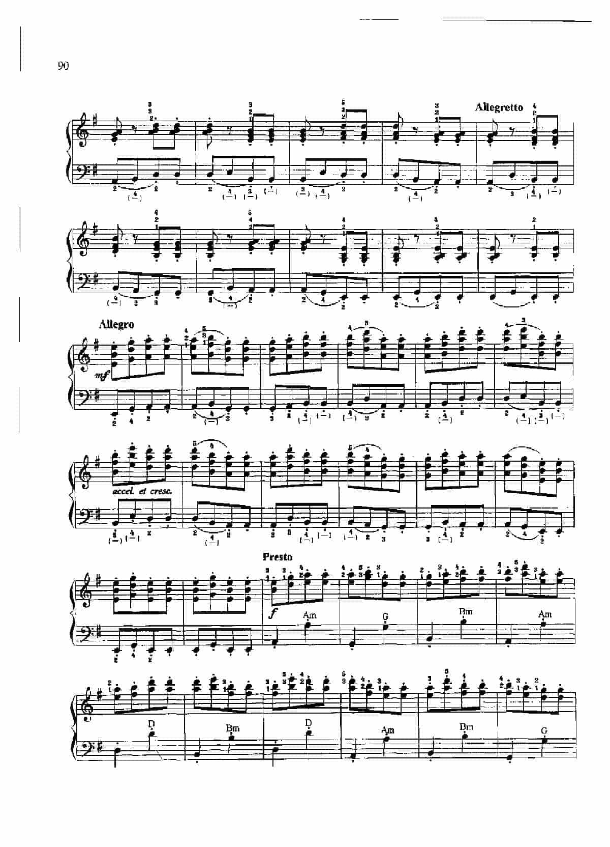 中国民歌名曲手风琴曲谱集【夕阳箫鼓】古曲_第5张