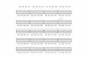 电吉他练习谱《704 exercises for guitar, 1-96 - Exercises 383-416_》