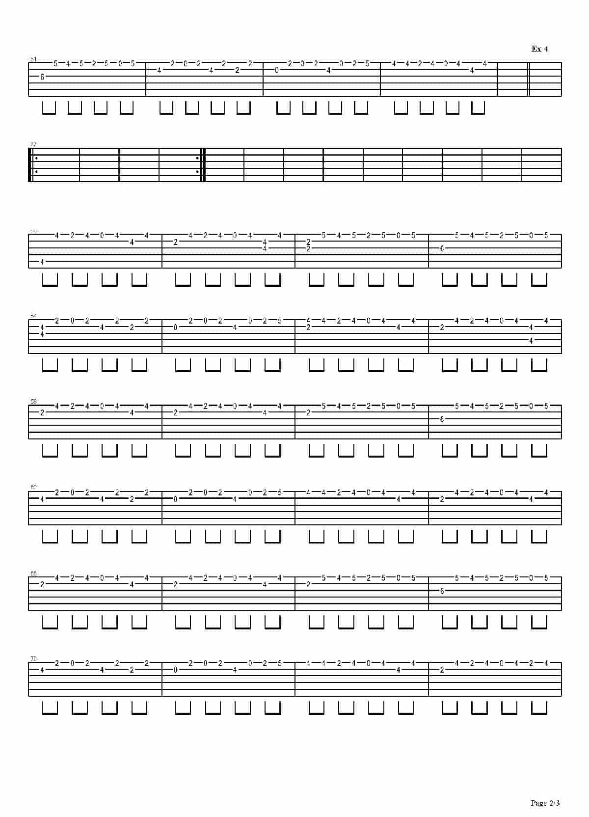 电吉他练习谱《Heavy Metal Guitar School - Lesson For Bands Part II》_第2张