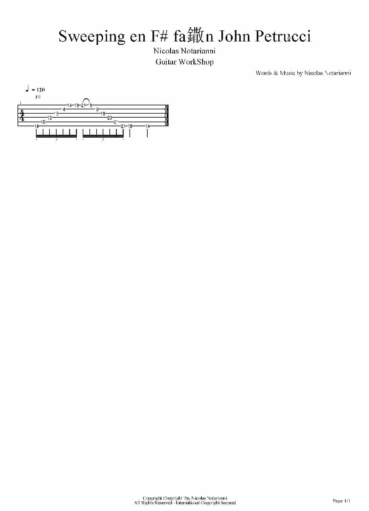 Notarianni, Nicolas - sweeping fatal tragedy_第1张