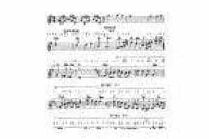 中外电子琴名曲选《叶塞尼娅主题音乐》简谱五线谱对照配和弦