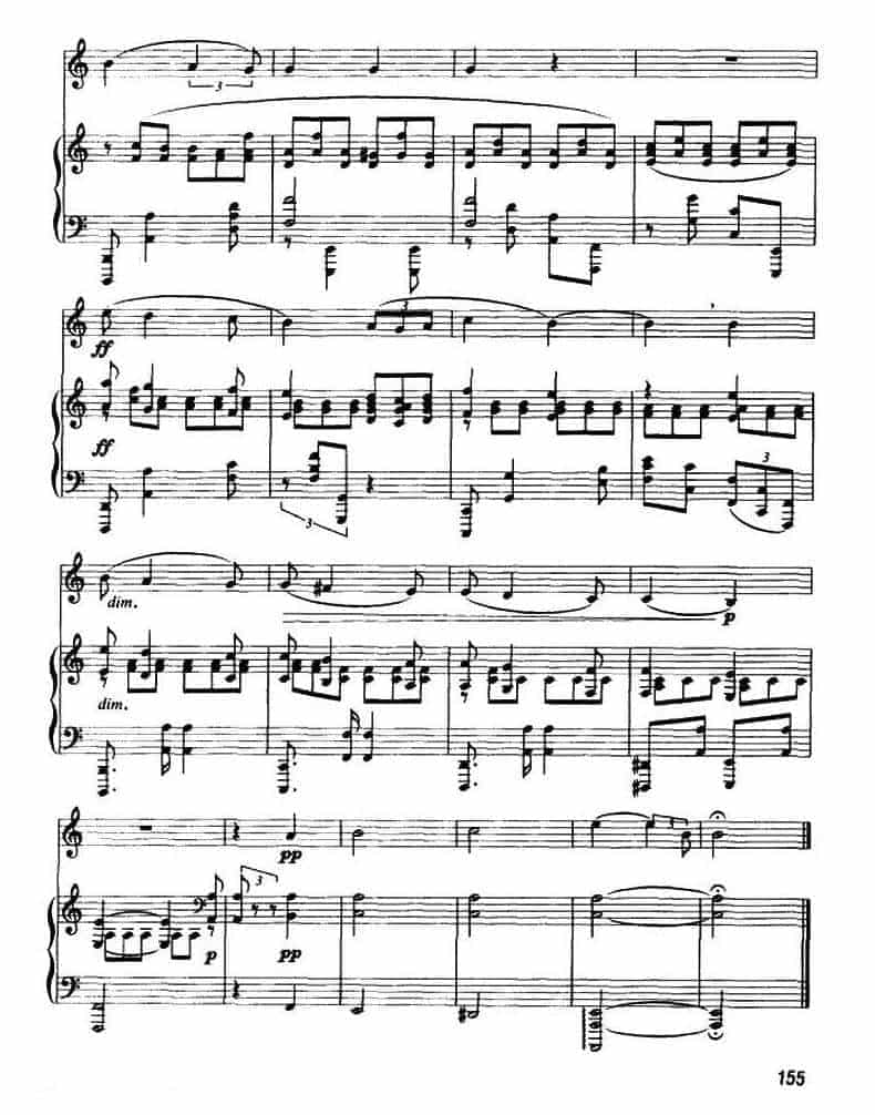 圆号乐谱《浪漫曲》钢琴伴奏_第4张