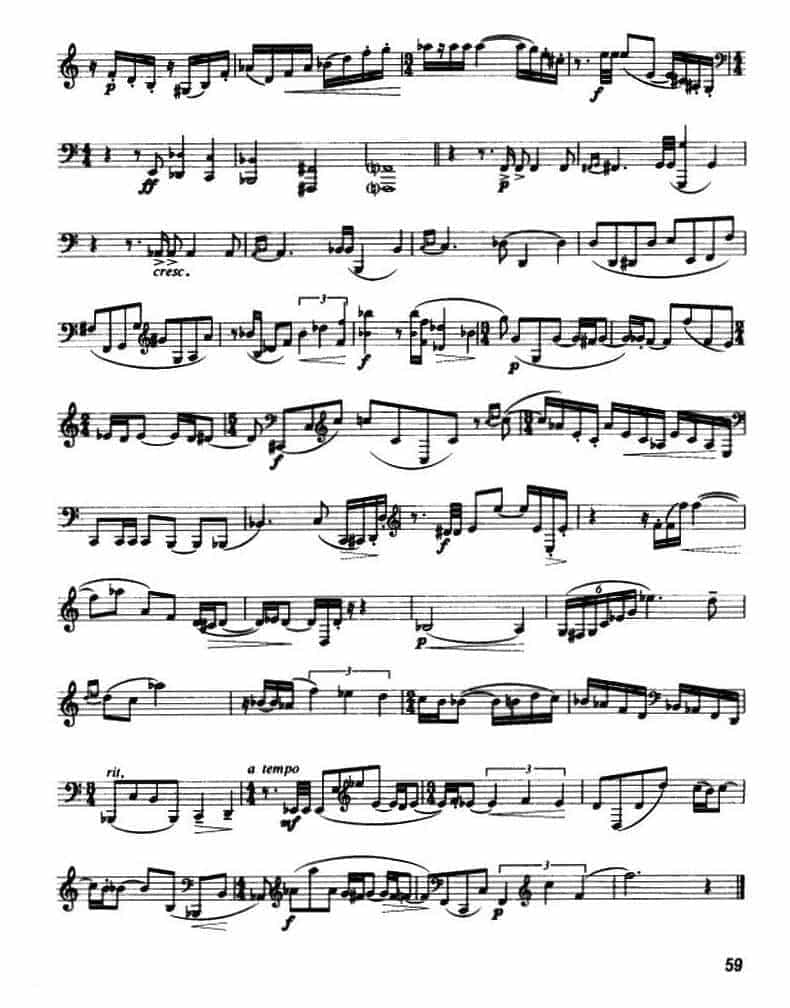 圆号入门综合练习30例 圆号初级练习曲谱大全_第24张
