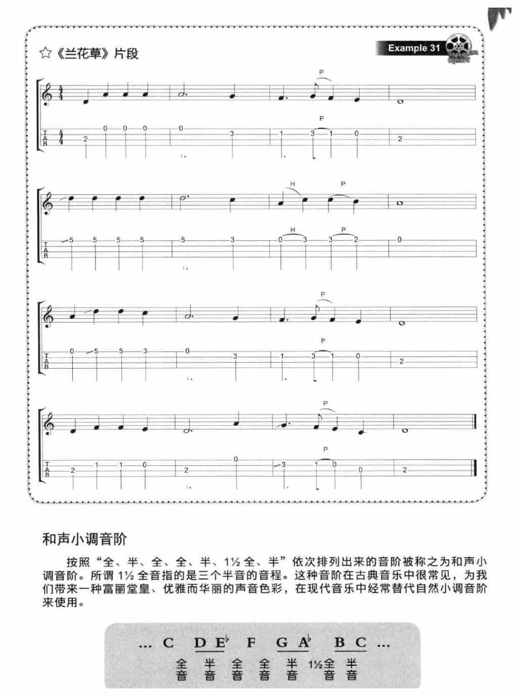尤克里里基础乐理知识《音阶》教学与练习乐曲_第7张