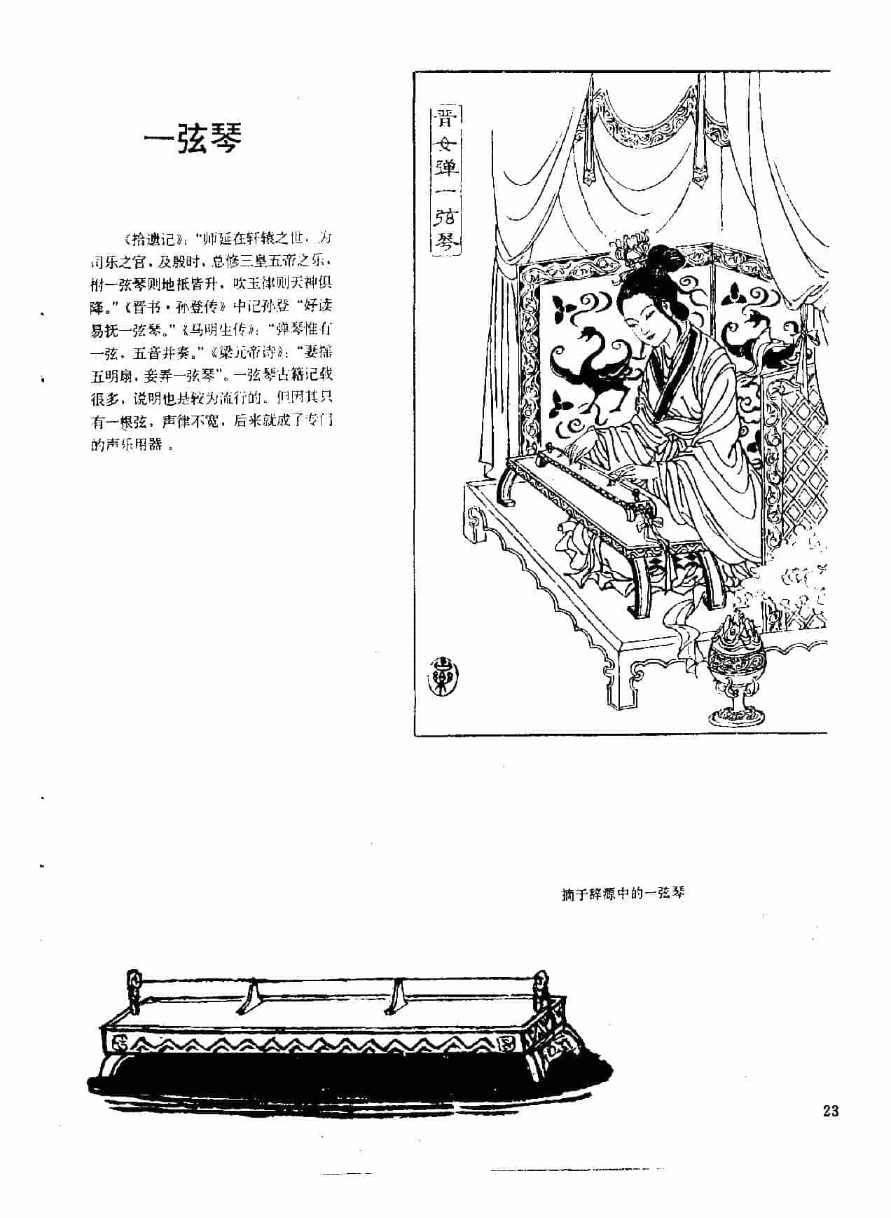 中国古代乐器《一弦琴》_第1张