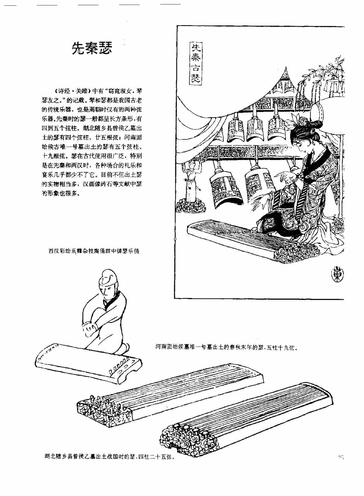 中国古代乐器《先秦瑟》_第1张