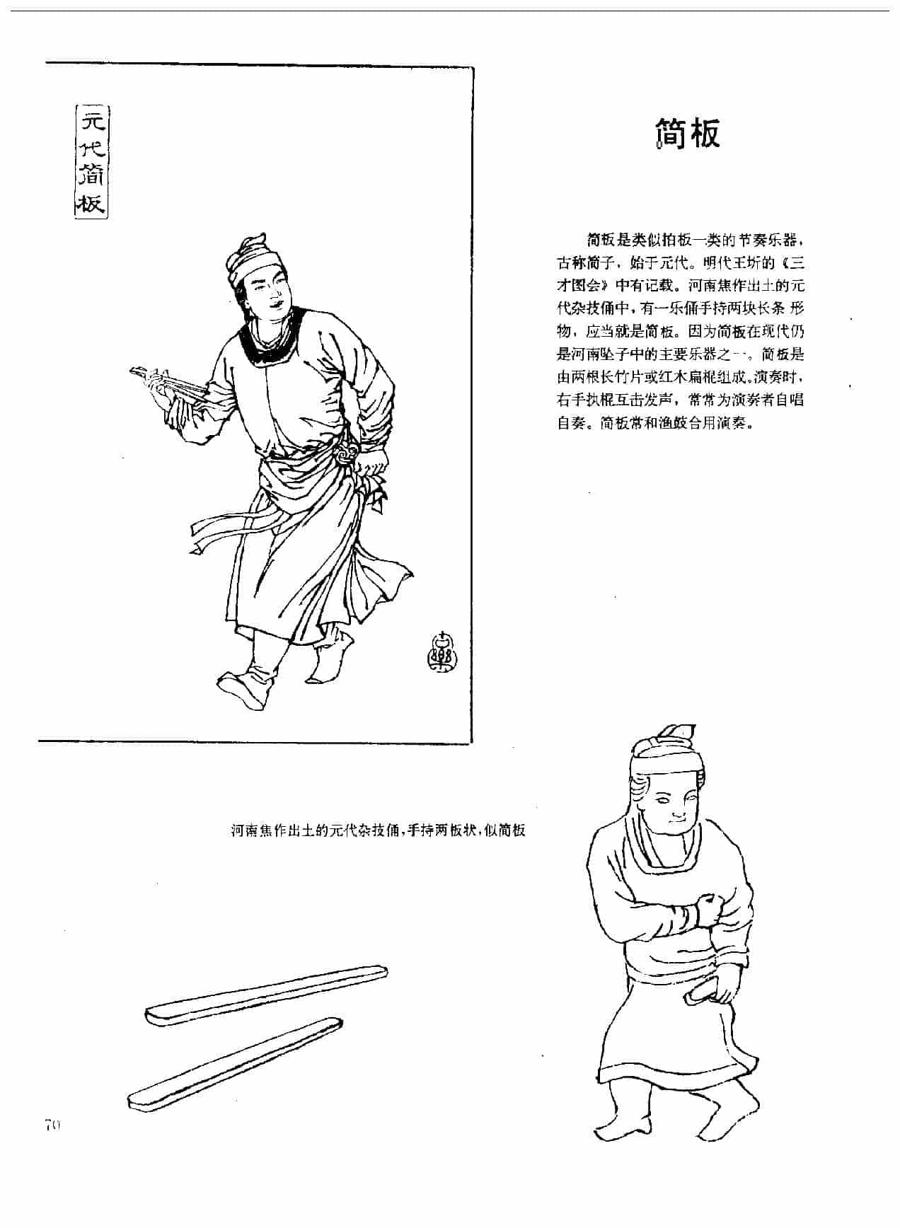 中国古代乐器《简板》_第1张