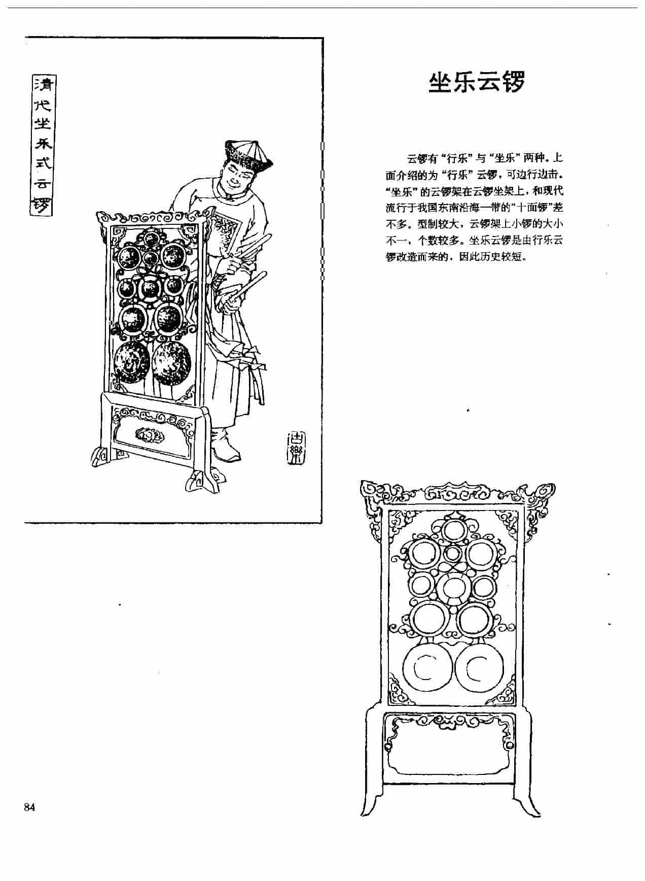 中国古代乐器《坐乐云锣》_第1张