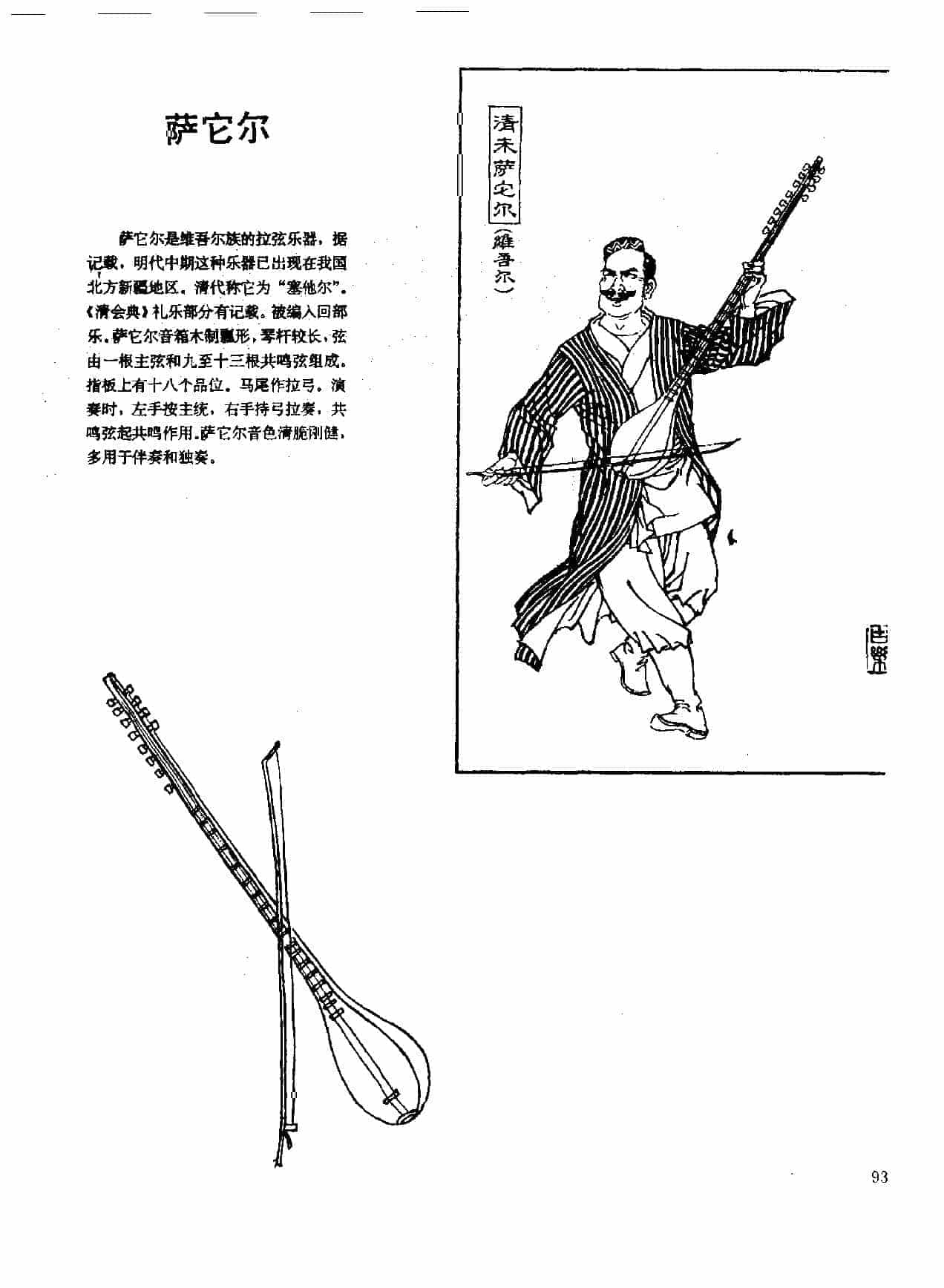 中国古代乐器《萨它尔》_第1张