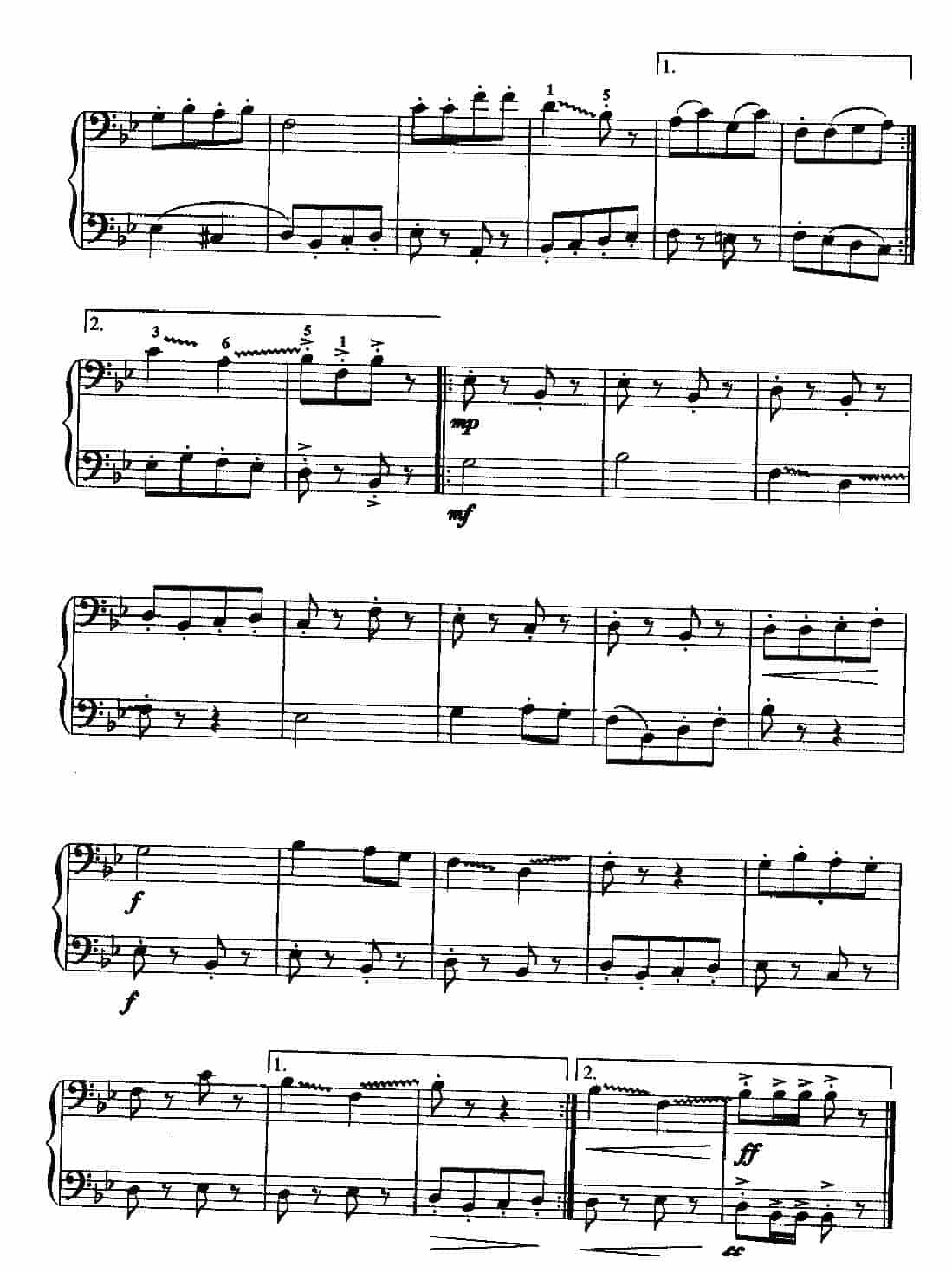 长号二重奏练习曲《库朗特》舞曲_第4张
