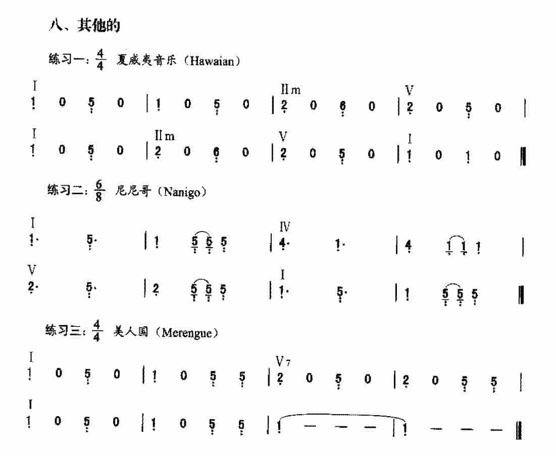 电贝司的基本节奏类型《其他的》_第1张