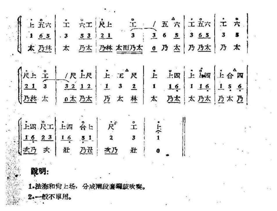 唢呐公堂类成堂曲牌《画眉青》醉花阴一堂_第2张