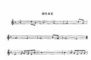 五线谱练习乐曲精选《沙巴女王》