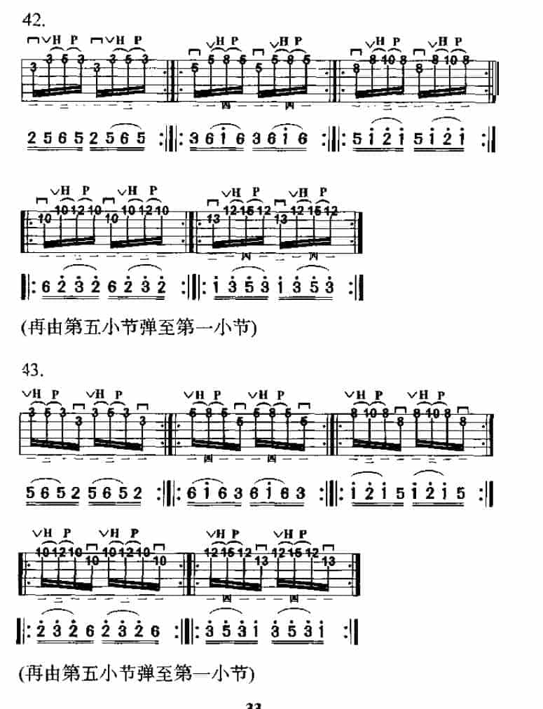 电吉他基本技巧《电吉他五声音阶部分》_第20张