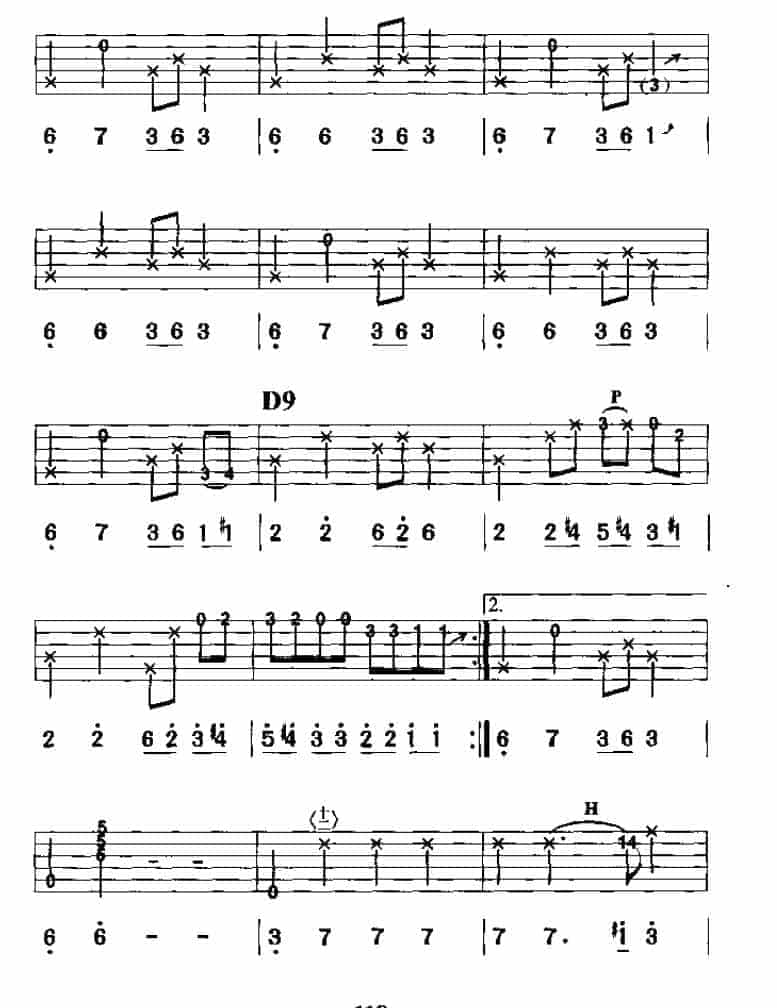电吉他基本技巧《电吉他乐曲》_第3张