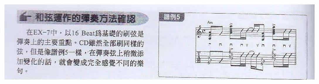 电吉他和弦教学《活用次属和弦的小调进行》_第3张