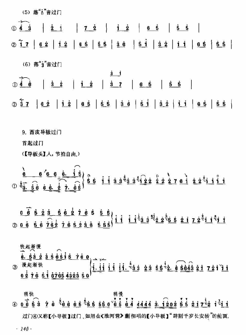 京胡弓指法技巧配合练习《西皮过门》_第17张