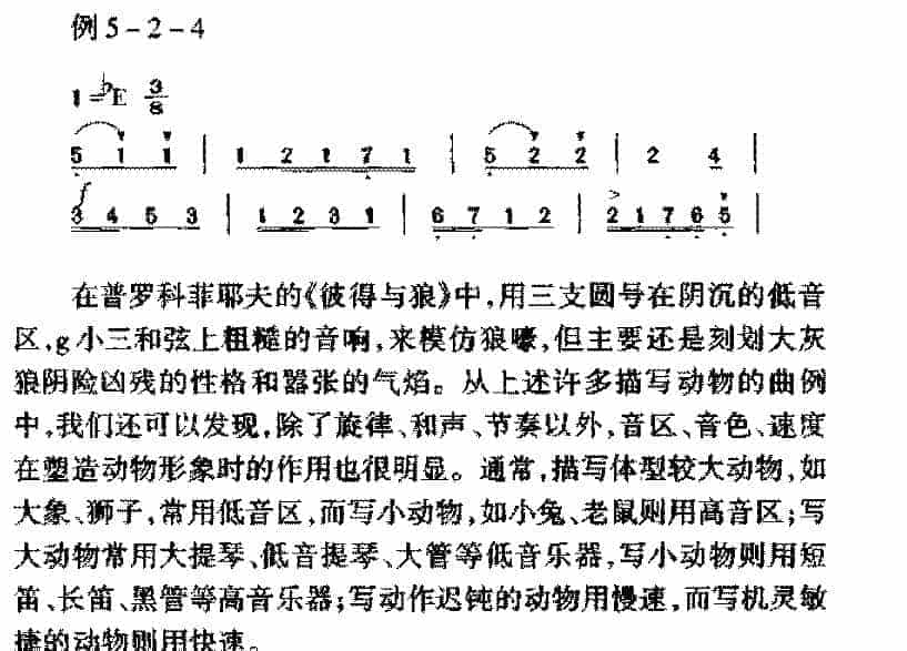 把握音乐所表现的主题《动物形象的主题》_第2张