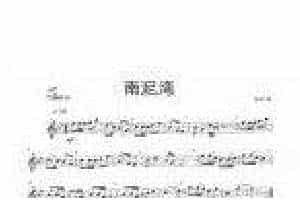 简单的长笛独奏乐曲《南泥湾》马可