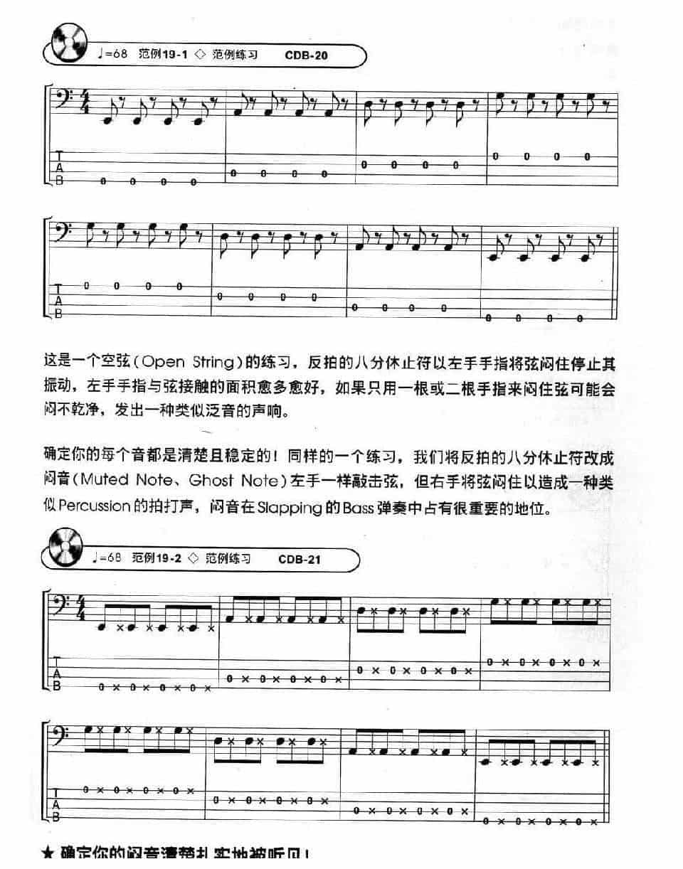 电贝司基础教程《基本的Slap技巧》_第2张